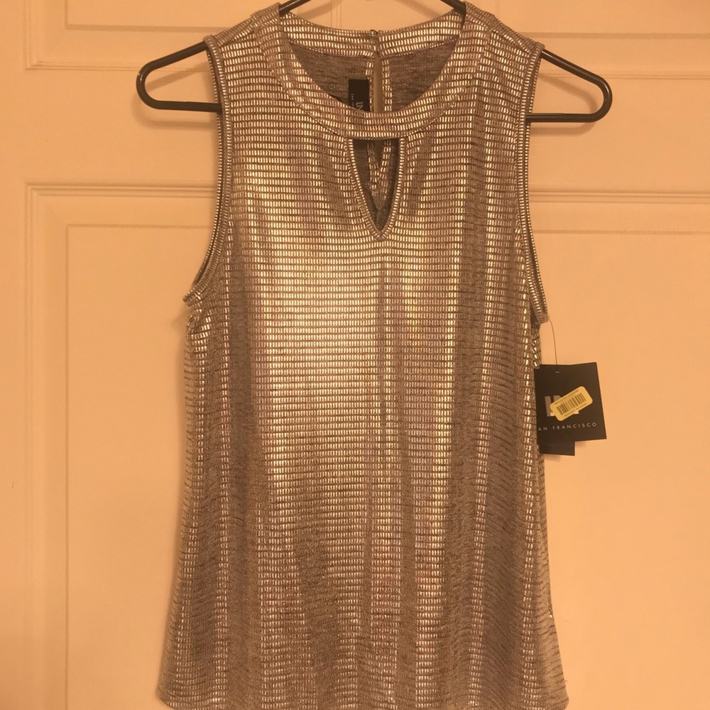 Metallic silver top - Picture 2 of 2